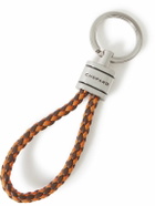 Chopard - Braided Leather and Silver-Tone Keyring