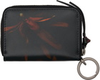 Dries Van Noten Black & Red Leather Card Holder