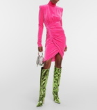 Alexandre Vauthier Patent leather knee-high boots