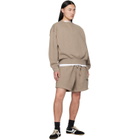 Fear of God ESSENTIALS Beige Classic Crewneck Sweatshirt