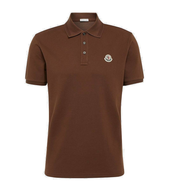 Photo: Moncler Cotton piqué polo shirt