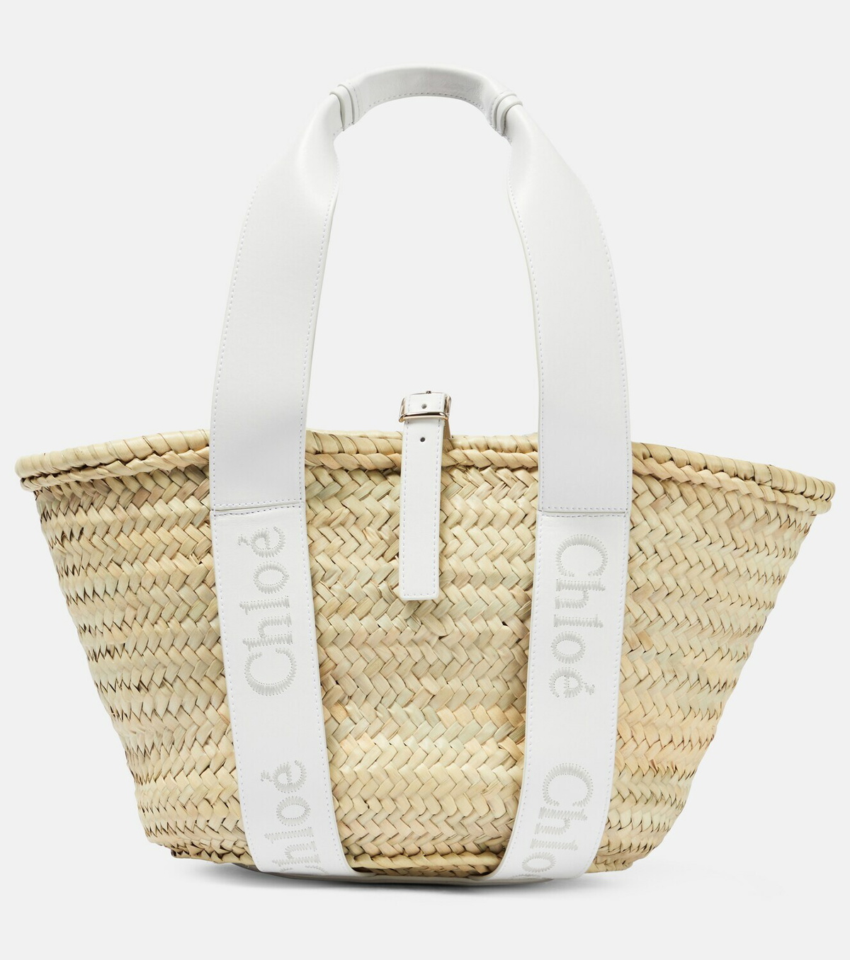 Chloe - Sense Medium raffia tote bag Chloe