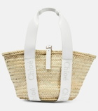 Chloe - Sense Medium raffia tote bag