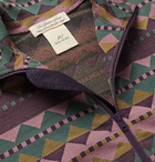 Remi Relief - Printed Woven Track Jacket - Purple