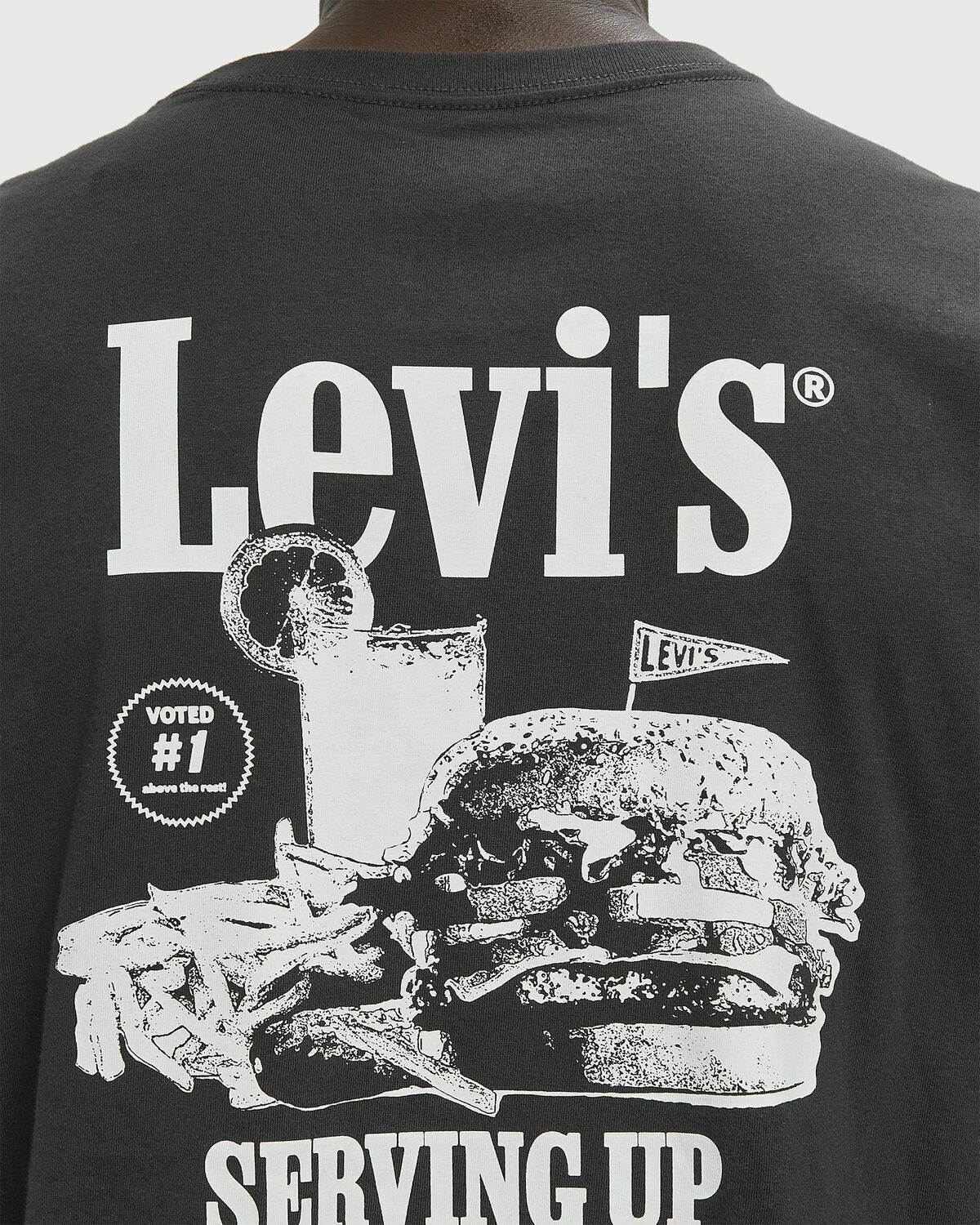 Levis SS RELAXED FIT TEE Black Mens Shortsleefe