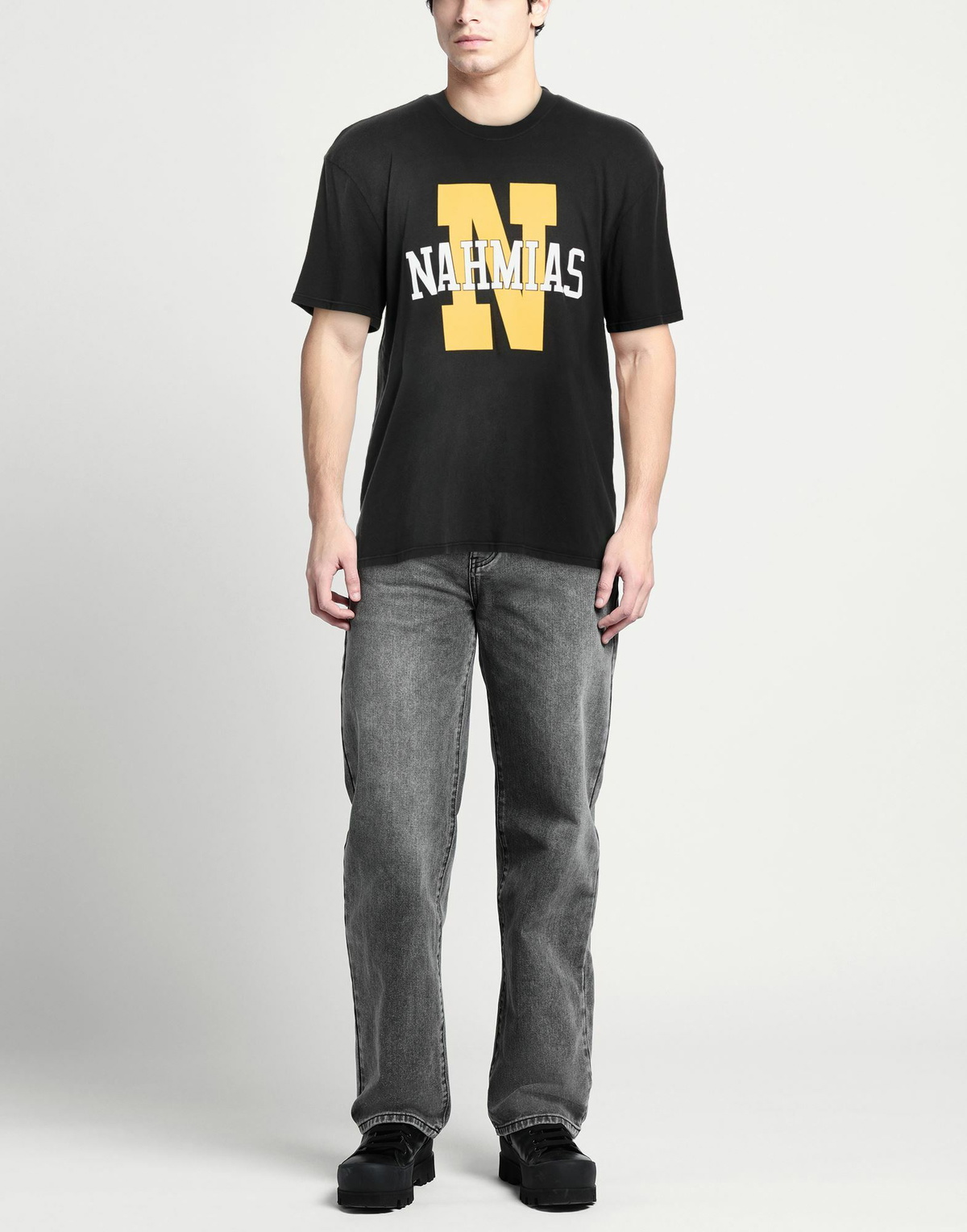 Nahmias Mens T-shirt in Black