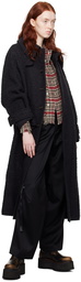 R13 Black Jumbo Coat