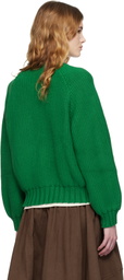 YMC Green Atomic Cardigan
