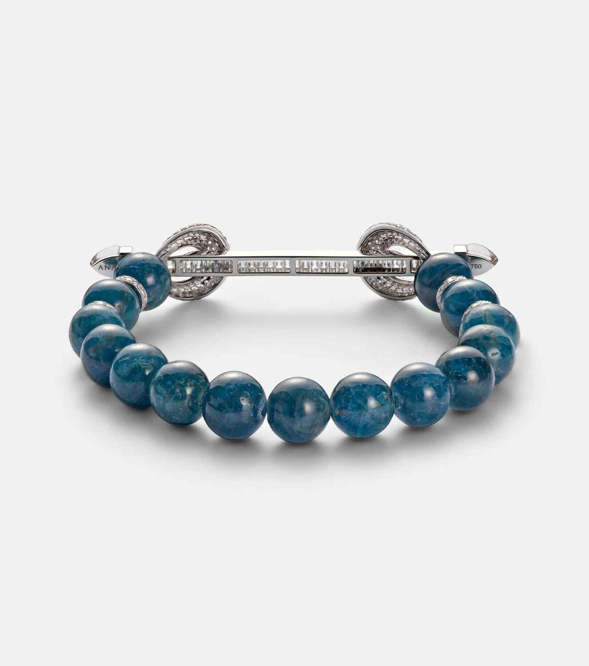 Ananya Chakra 18kt white gold bracelet with gemstones