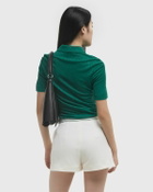 Lacoste JACQUARD LAYLA POLO Green Womens Shirts & Blouses/Shortsleefe