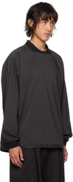 stein Gray Windproof Nylon Collared Uniform Polo
