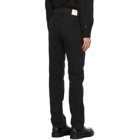 Sefr Black Straight-Cut Jeans