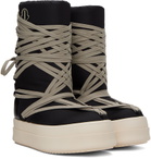Rick Owens Black Moncler Edition Big Rocks Boots