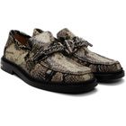 Toga Pulla Off-White & Black AJ1510 Loafers