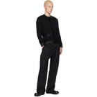 Ernest W. Baker Black Sequin Trim Cardigan