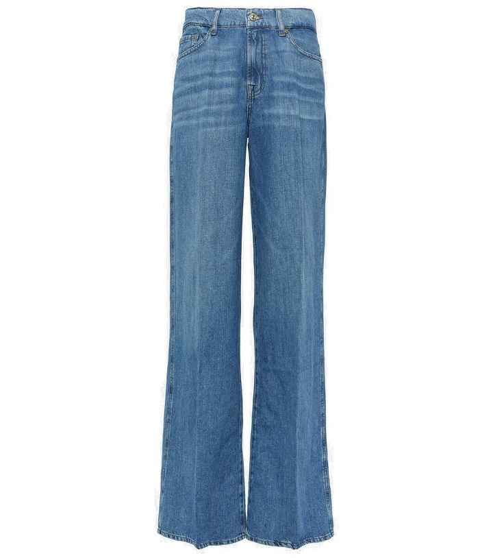 Photo: 7 For All Mankind High-rise flared jeans