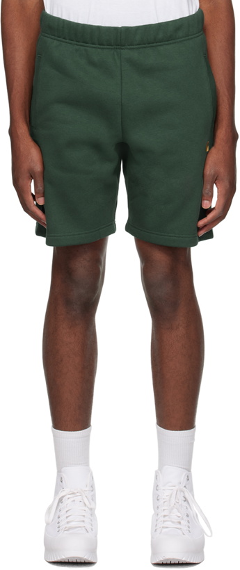 Photo: Carhartt Work In Progress Green Chase Shorts