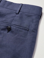 Brioni - Tropical Linen Shorts - Blue