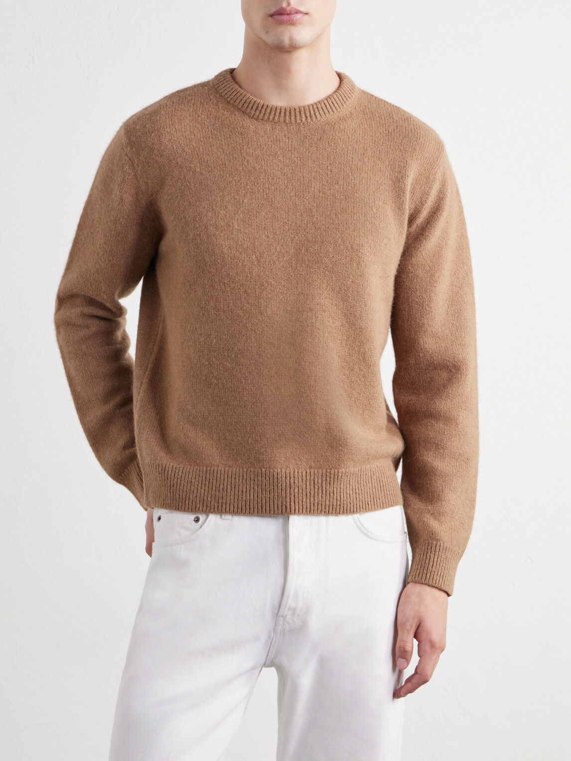 TOTEME - Camel Hair Sweater - Brown