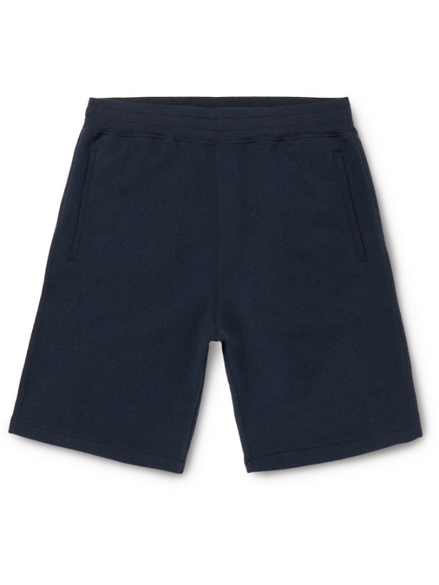 Photo: SSAM - Organic Cotton and Silk-Blend Jersey Shorts - Blue