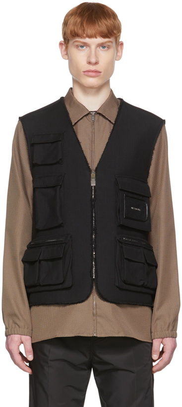 Photo: Givenchy Black Wool Vest