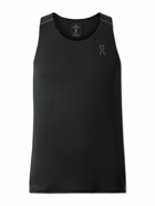 ON - Performance Stretch Recycled-Jersey Tank Top - Black