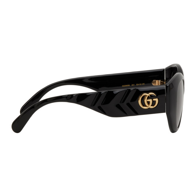 Gucci Black Oversized Cat Eye Sunglasses Gucci
