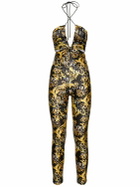 VERSACE JEANS COUTURE - Printed Stretch Lycra Jumpsuit