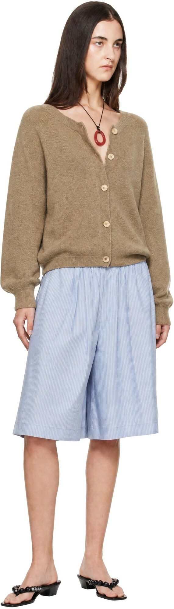 Baserange Brown Soar Cardigan