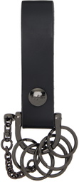 YOHJI YAMAMOTO Black discord Keychain