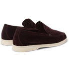 Loro Piana - Summer Walk Suede Loafers - Brown