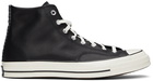 Converse Black Leather Chuck 70 Hi Sneakers