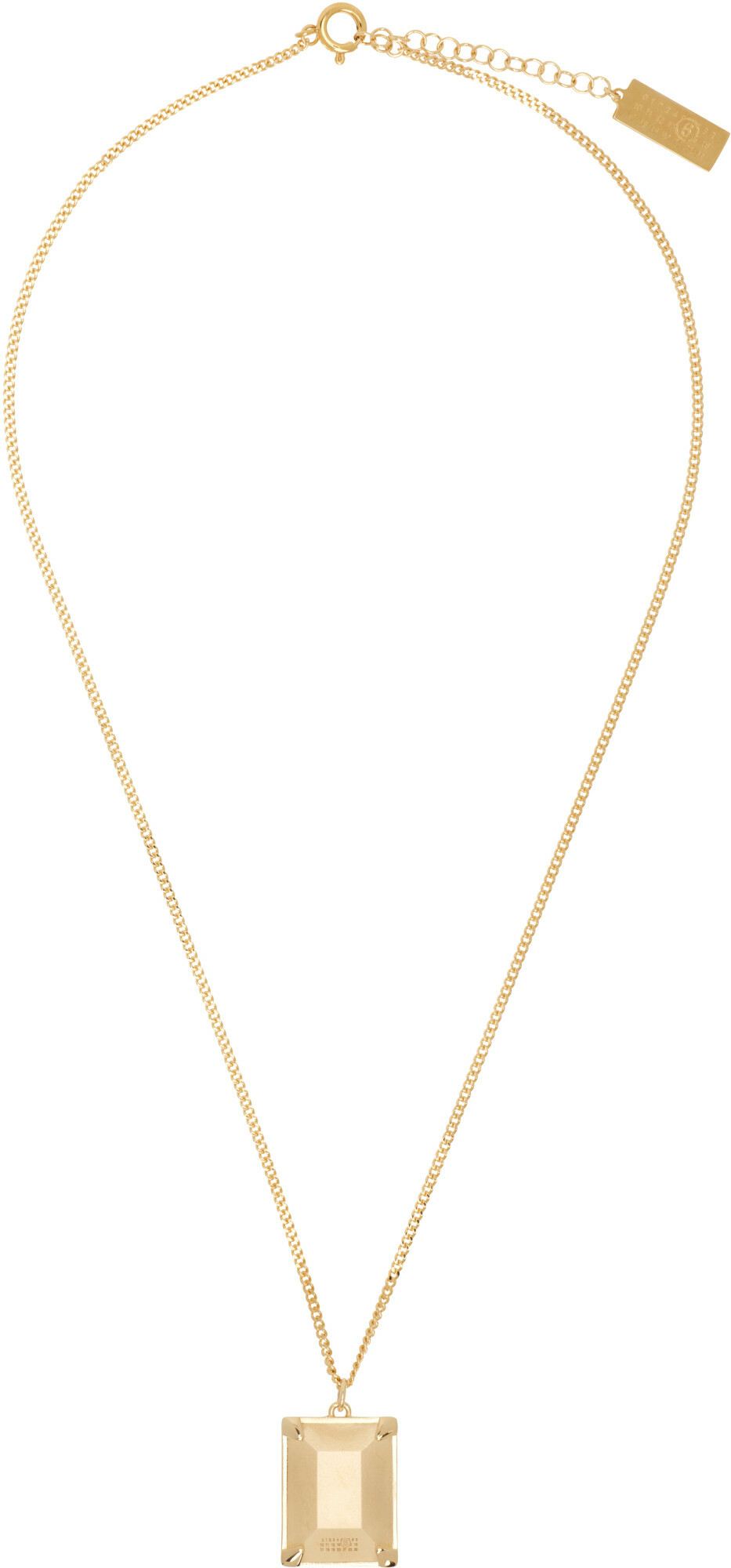 MM6 Maison Margiela Unexisting Stone Necklace