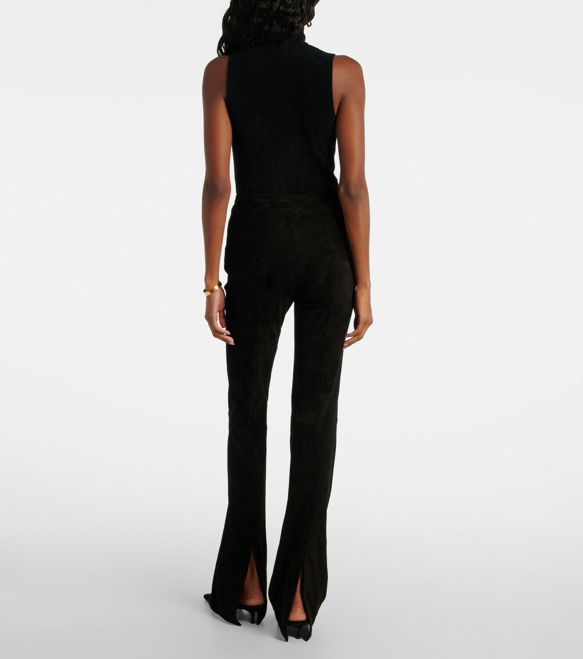 Zwarte FABIENNE CHAPOT Flared jeans PUCK TROUSERS 9001 Zwarte FABIENNE CHAPOT Flared jeans PUCK TROUSERS 9001