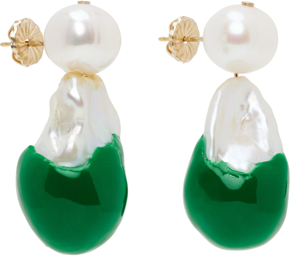 éliou Green Corey Earrings
