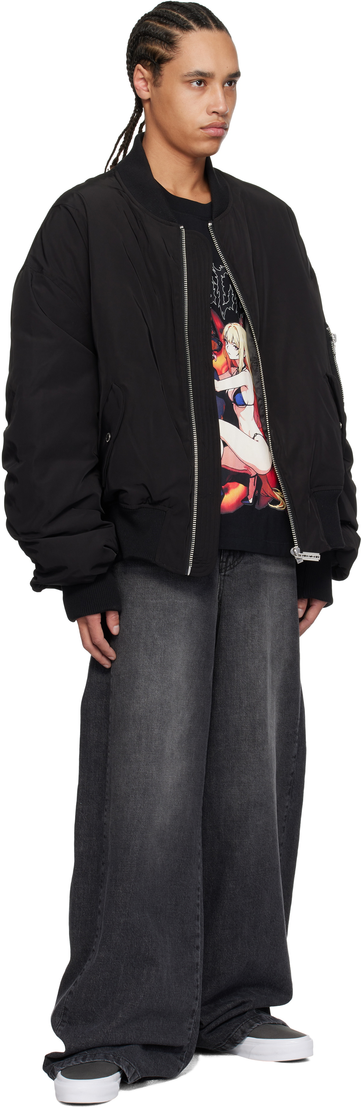 Stolen Girlfriends Club Black Stolen Bomber Jacket