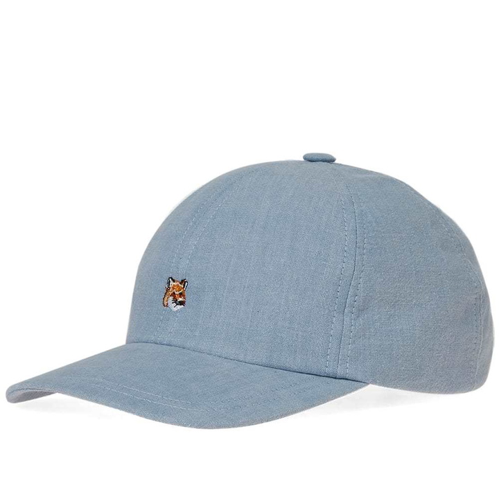 Photo: Maison Kitsuné Small Fox Head Embroidery 6 Panel Cap