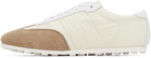 Marni Off-White & Brown Nylon Softy Sneakers