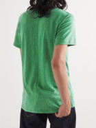 Rag & Bone - Varsity Flame Logo-Embroidered Cotton-Jersey T-Shirt - Green