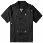 Stampd Men's Chrome Star Vacation Shirt in Black