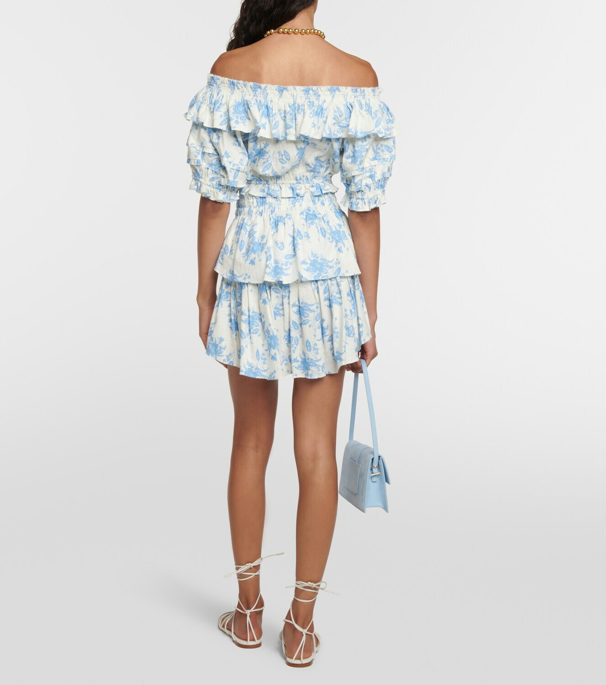 LoveShackFancy - Ruffle Mini Skirt - Apple Blossom main image 1