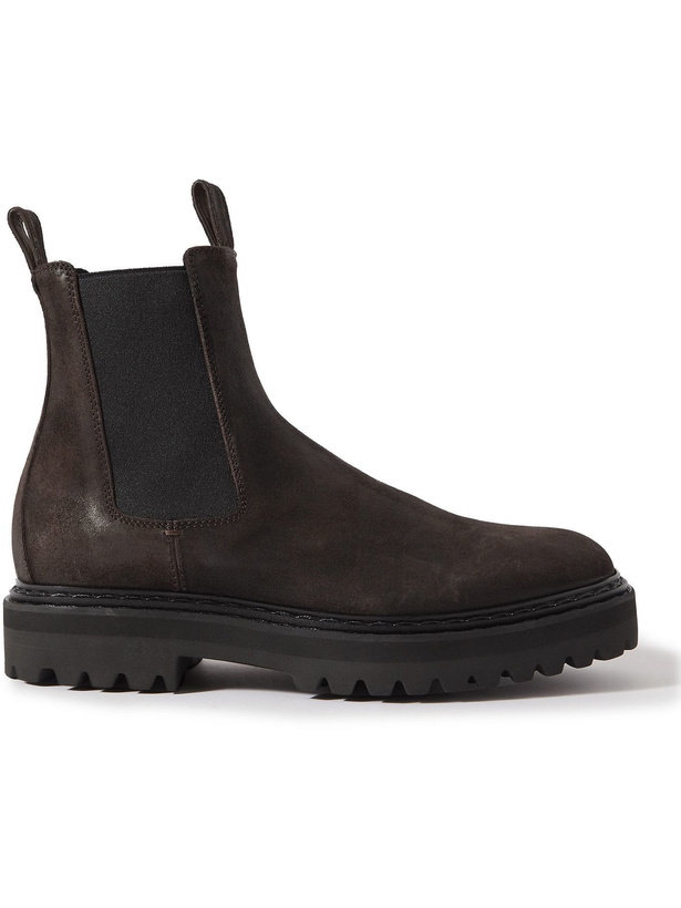 Photo: OFFICINE CREATIVE - Pistols Suede Chelsea Boots - Brown