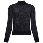 Daniëlle Cathari Women's x Woolrich Open Knit Top in Navy