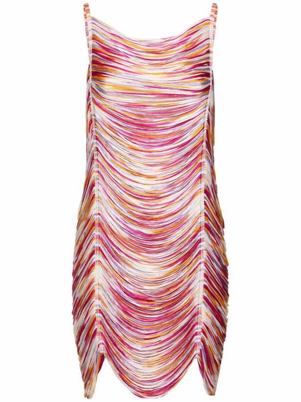 Photo: MISSONI Space-dyed Fringed Mini Dress