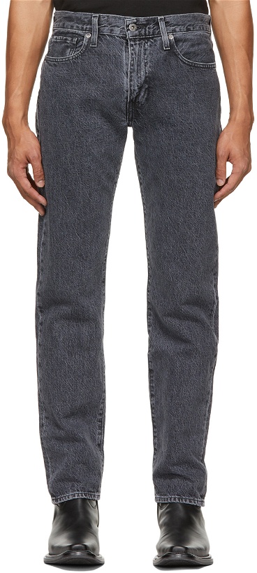 Photo: Levi's Made & Crafted Black 502 Taper Jeans