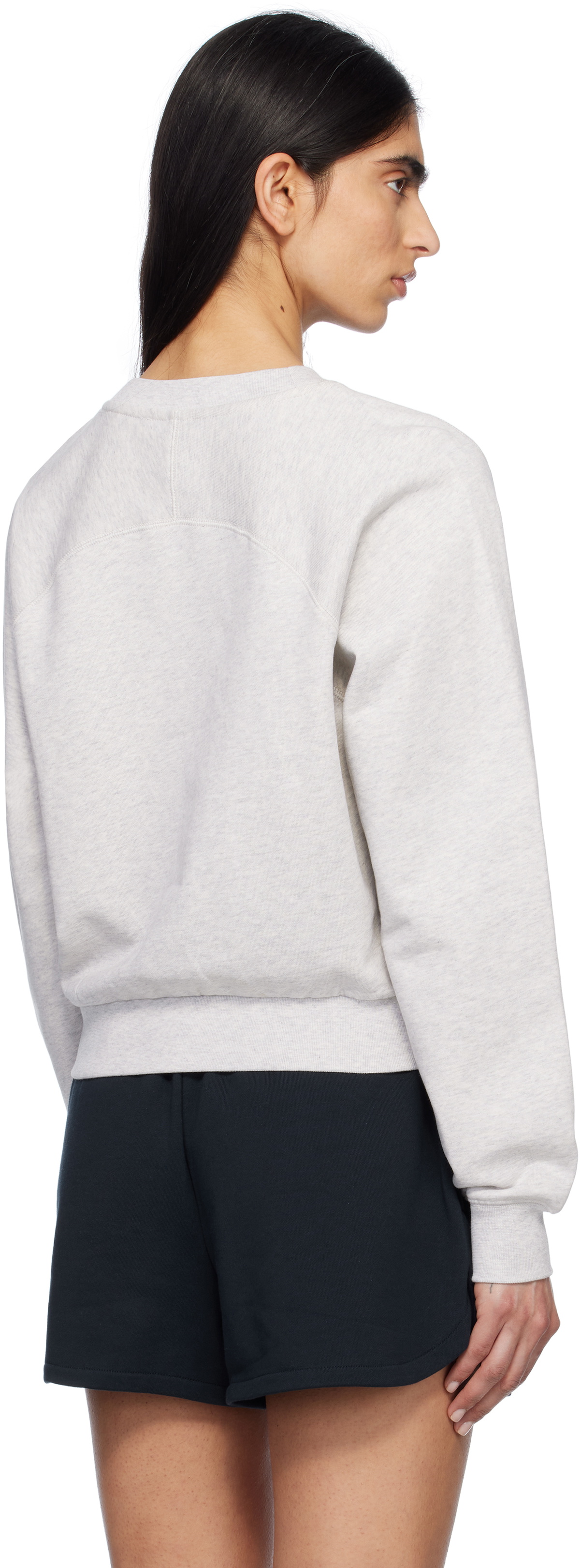 A.P.C. Gray ASICS Edition Stone Sweatshirt