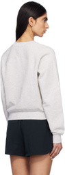 A.P.C. Gray ASICS Edition Stone Sweatshirt