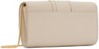 See by Chloé Beige Hana Chain Wallet Bag