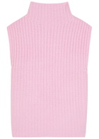Lisa Yang Joceyline High-neck Cashmere Vest Light Pink