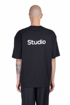 Études T-shirt In Black Cotton